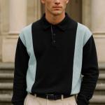 Panel Collar Sweatshirt