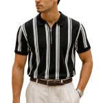 Lining Printed  Zipped Tshirt